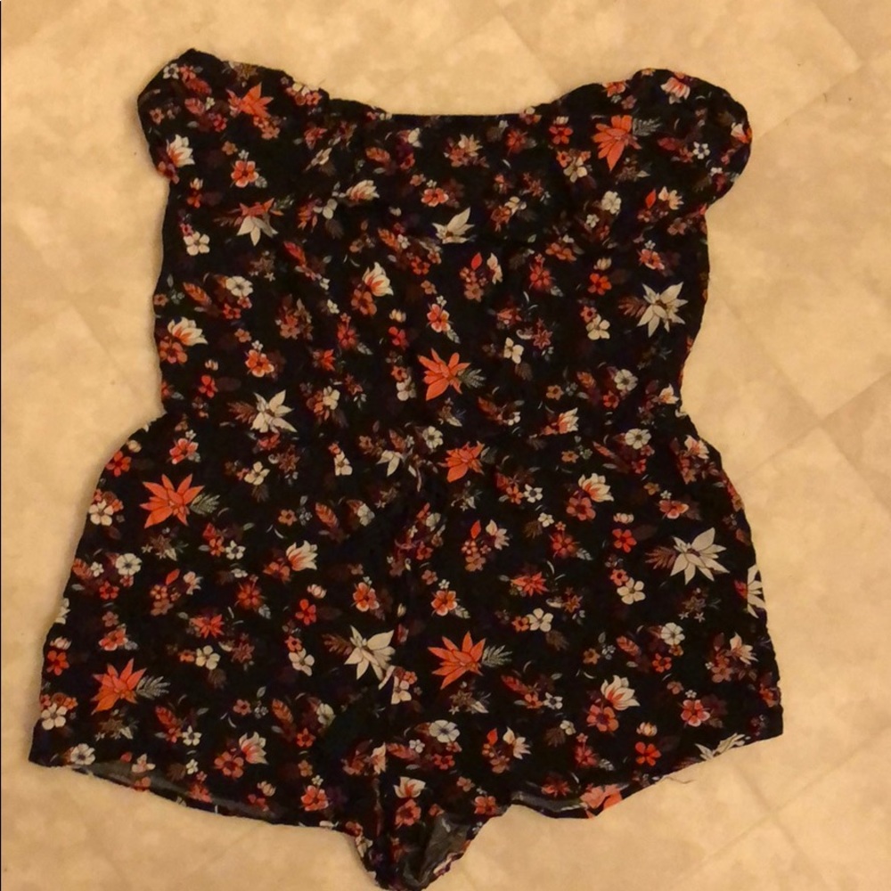 Strapless Romper